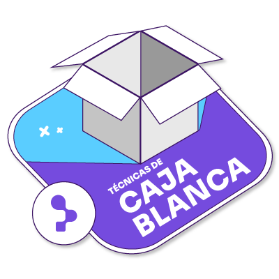 Técnicas de caja blanca: diseño de pruebas para desarrolladores y testers course badge