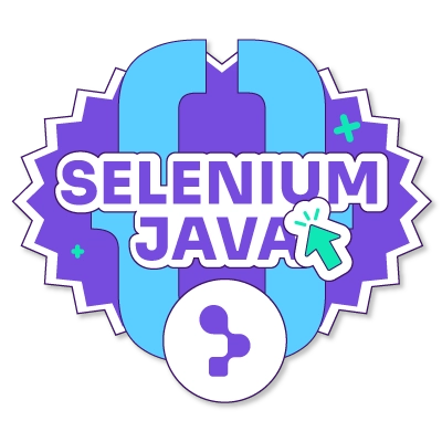 Selenium - Java course badge