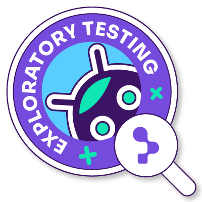 Testing Exploratorio course badge